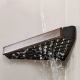 Metal & Wooden Corner Shelf